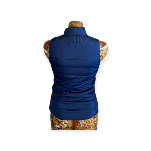 Atmosphere vest top zip front blue sleeveless Sz 2 XS - Picture 5 of 9